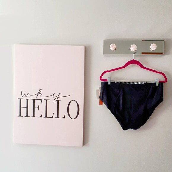 NWT Captiva black & white plaid bikini bottom XL - Picture 4 of 4